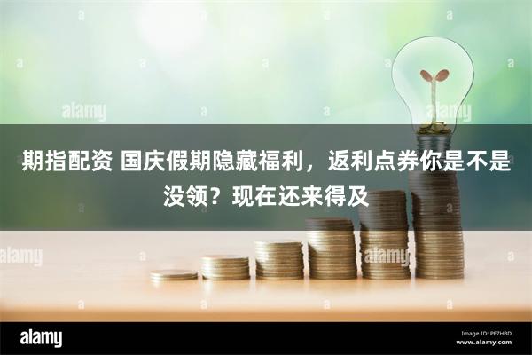 期指配资 国庆假期隐藏福利，返利点券你是不是没领？现在还来得及