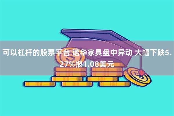 可以杠杆的股票平台 诺华家具盘中异动 大幅下跌5.27%报1.08美元